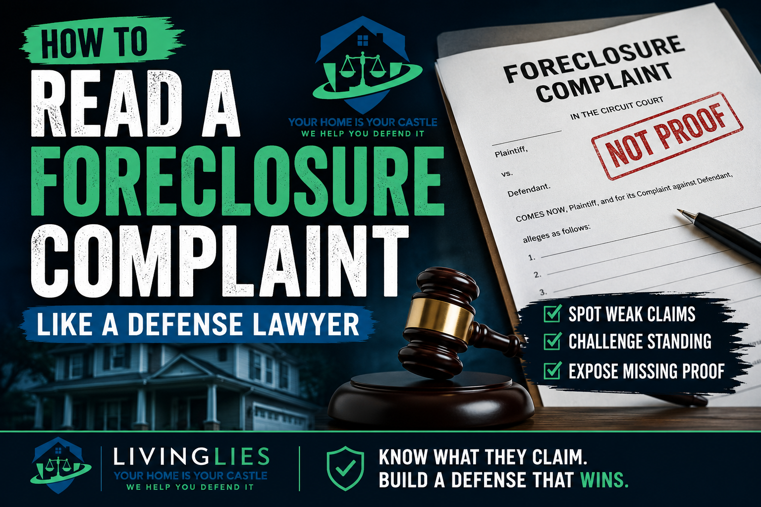 foreclosure complaint