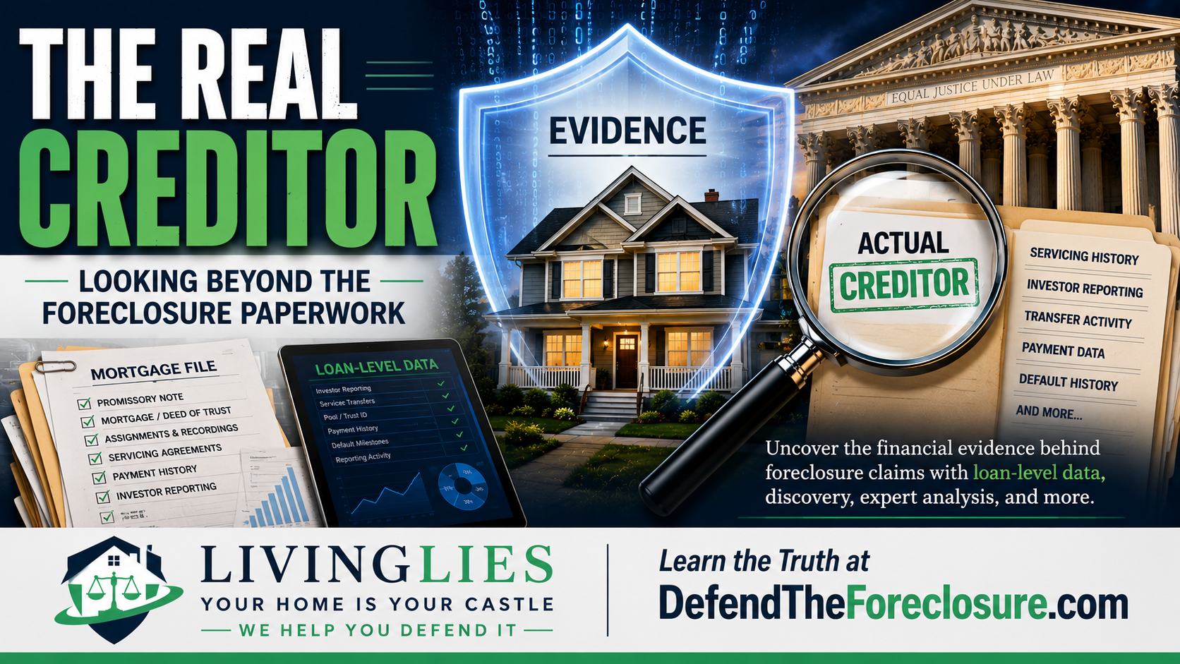 real creditor foreclosure defense