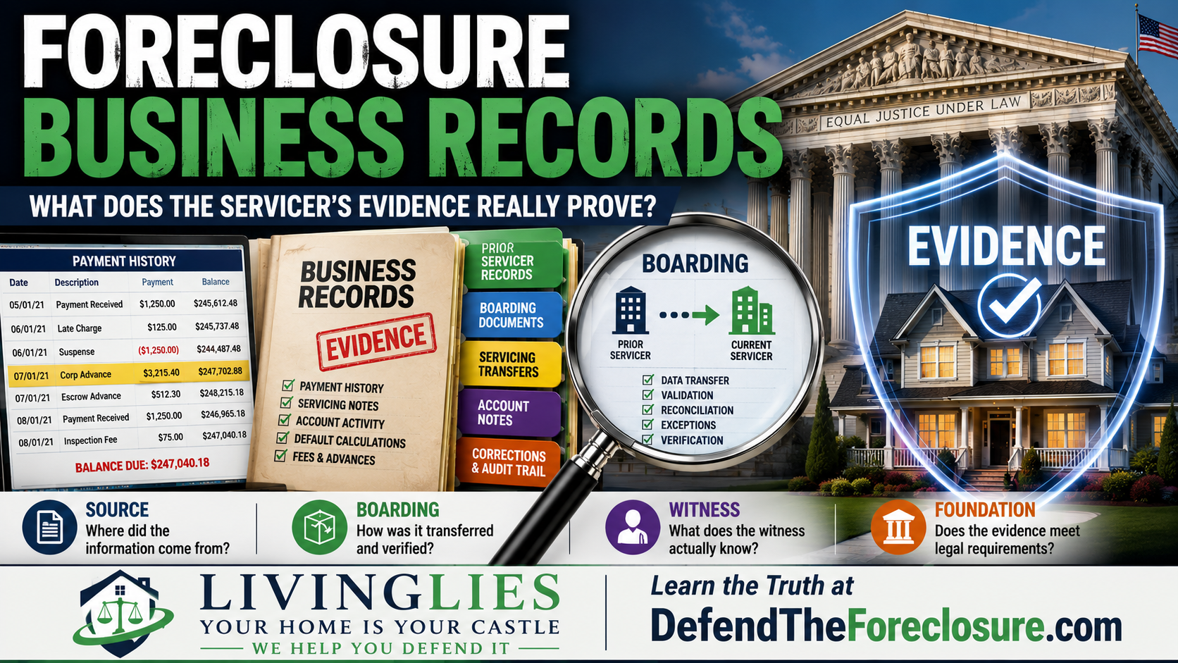 Business Records in Foreclosure