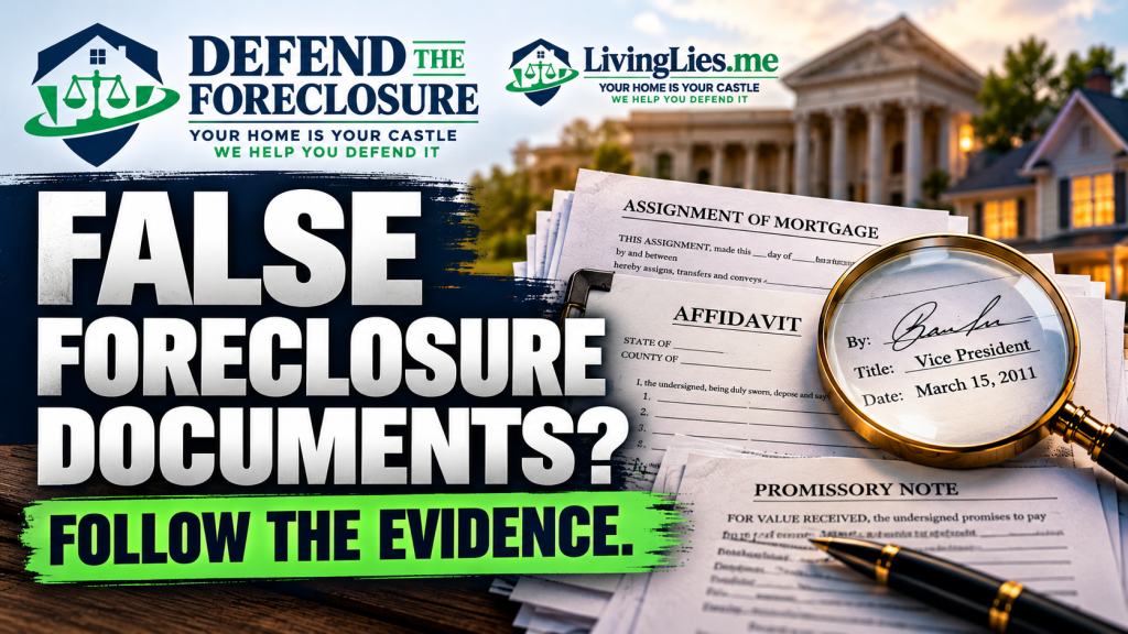 false documents foreclosure